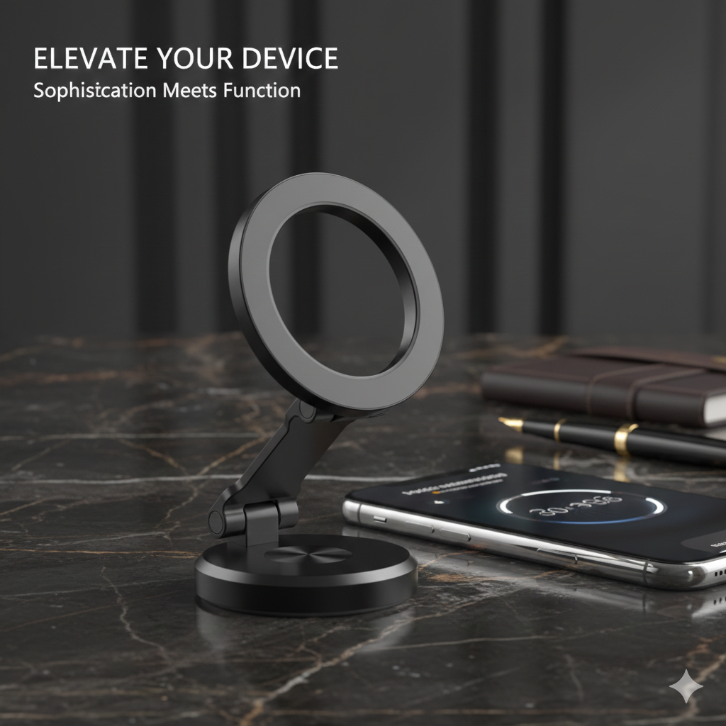 MagGrip Pro — Foldable Magnetic Car Phone Mount
