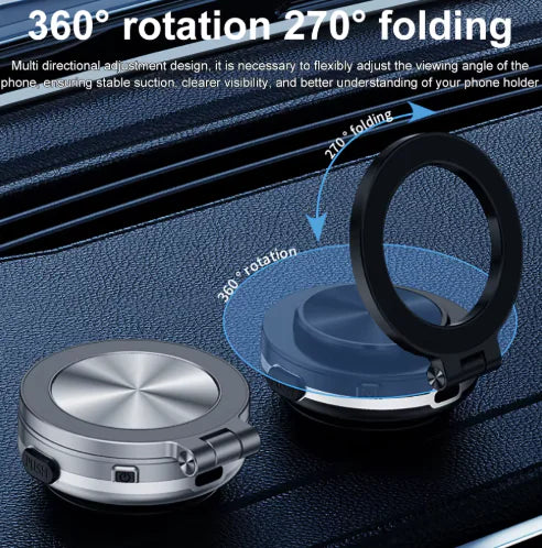 MagGrip Pro — Foldable Magnetic Car Phone Mount