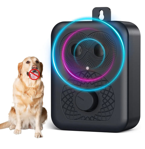 Anti Barking Device for Dogs Ultrasonic Dog Barking Control Devices Up to 33FT Range with 4 Modes Rechargeable Waterproof Bark Deterrent Box Dog Barking Silencer for Small Large Dogs Indoor Outdoor